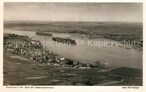 AK / Ansichtskarte Foto_Kellner_Rolf_Nr. 5221 Ruedesheim Blick vom Niederwalddenkmal Foto_Kellner_Rolf_Nr.