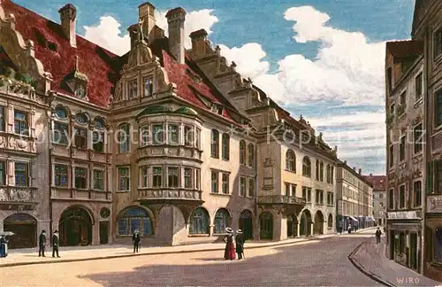 AK / Ansichtskarte Verlag_Wiedemann_WIRO_Nr. 2163 Muenchen Hofbraeuhaus  Verlag_Wiedemann_WIRO_Nr.