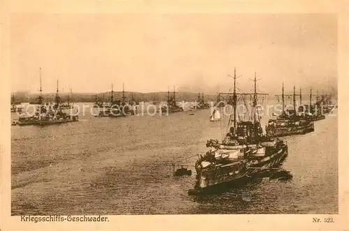 AK / Ansichtskarte Marine Kriegsschiff Geschwader  Marine
