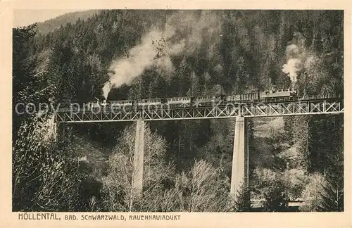 AK / Ansichtskarte Eisenbahn Hoellental Schwarzwald Ravennaviadukt  Eisenbahn