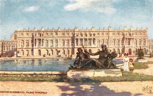 AK / Ansichtskarte Verlag_Tucks_Oilette_Nr. 19 Versailles Chateau Facade Principale  Verlag_Tucks_Oilette_Nr.
