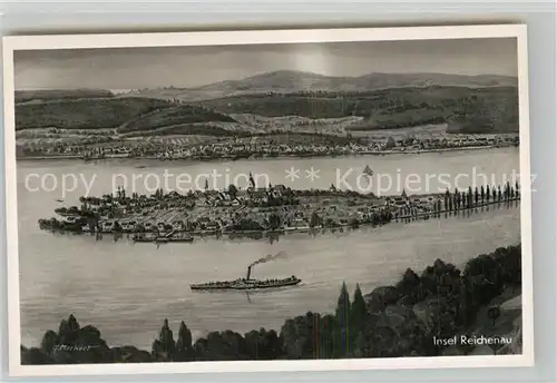 AK / Ansichtskarte Insel_Reichenau Panorama Bromsilber Insel Reichenau