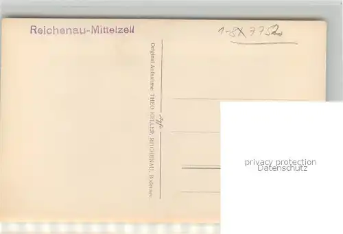 AK / Ansichtskarte Mittelzell Klosterkirche Mittelzell