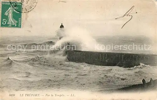 AK / Ansichtskarte Le_Treport Par la Tempete Le_Treport