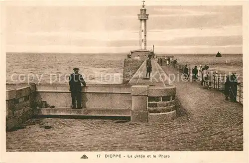 AK / Ansichtskarte Dieppe_Seine Maritime La Jetee et le Phare Dieppe Seine Maritime