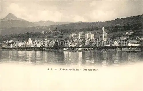 AK / Ansichtskarte Evian les Bains_Haute_Savoie Vue generale Evian les Bains_Haute