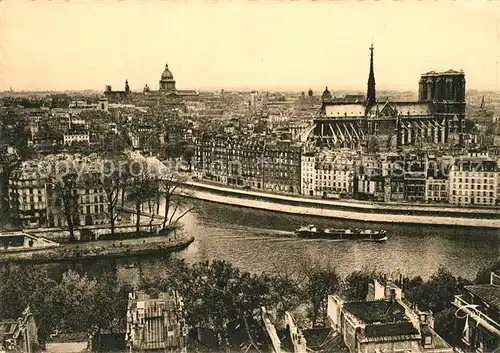 AK / Ansichtskarte Paris Panorama vers Notre Dame Paris