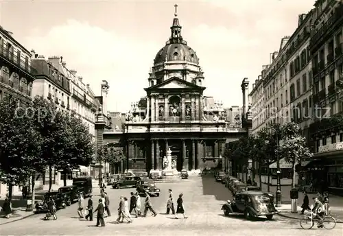 AK / Ansichtskarte Paris Eglise de la Sorbonne vue du boulevard Saint Michel Paris