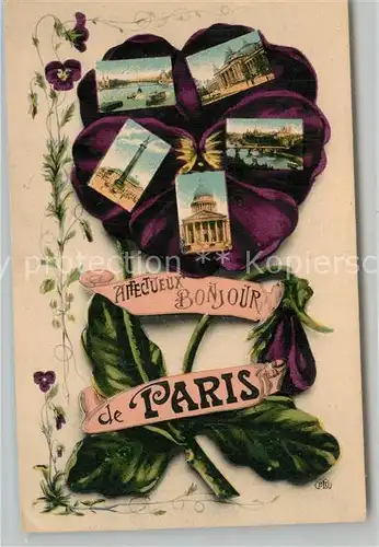 AK / Ansichtskarte Paris Vue partielle Paris