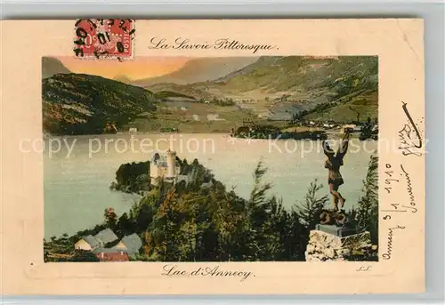 AK / Ansichtskarte Annecy_Haute Savoie Lac d Annecy Annecy Haute Savoie