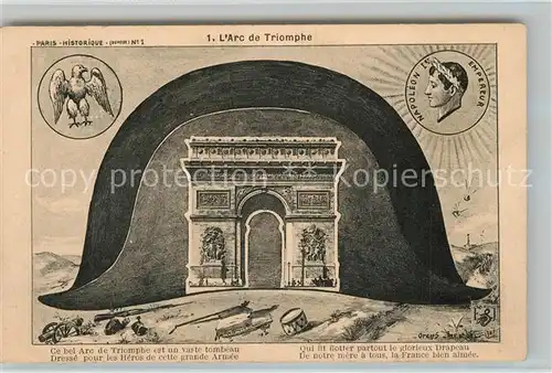 AK / Ansichtskarte Paris Arc de Triomphe Paris