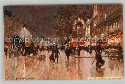 AK / Ansichtskarte Paris Boulevard Montmartre Paris