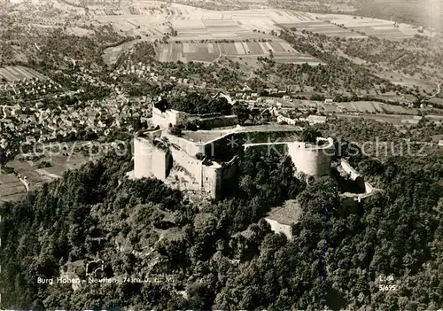 AK / Ansichtskarte Neuffen Fliegeraufnahme Burg Hohenneuffen Neuffen