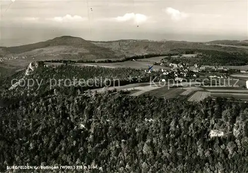 AK / Ansichtskarte Burgfelden Fliegeraufnahme Balingen  Burgfelden