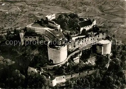 AK / Ansichtskarte Neuffen Fliegeraufnahme Burg Hohenneuffen Neuffen