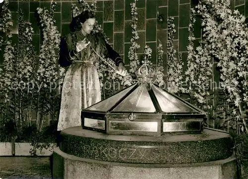 AK / Ansichtskarte Bad_Kissingen Rakoczy Quelle mit Brunnenmaedchen Bad_Kissingen