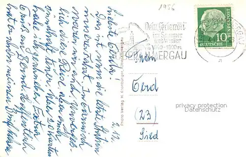 AK / Ansichtskarte Oberammergau Hotel Wittelsbach Oberammergau