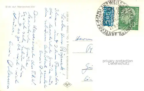 AK / Ansichtskarte Marienthal_Ahr  Marienthal Ahr