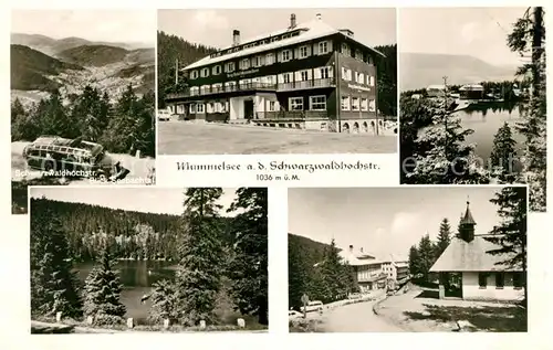 AK / Ansichtskarte Mummelsee Hotel Waldhochstrasse  Mummelsee