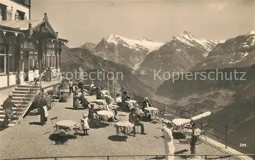 AK / Ansichtskarte Grindelwald Schynige Platte Wetterhorn Schreckhorn Grindelwald