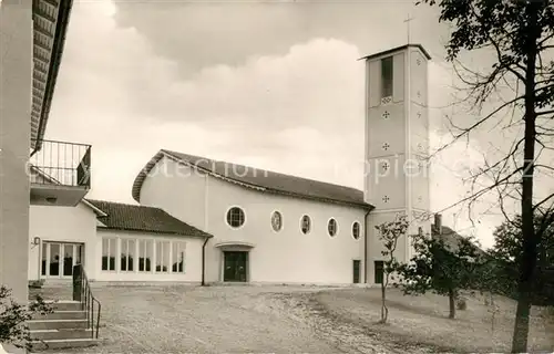 AK / Ansichtskarte Lindenberg_Allgaeu Kirche Lindenberg Allgaeu