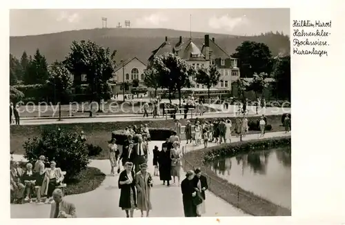 AK / Ansichtskarte Hahnenklee Bockswiese_Harz Kuranlagen Hahnenklee Bockswiese