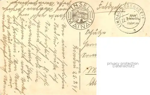 AK / Ansichtskarte Mainau Schloss Kirche Mainau