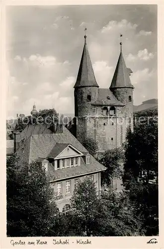 AK / Ansichtskarte Goslar Jakobi Kirche Goslar