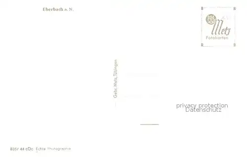 AK / Ansichtskarte Eberbach_Neckar  Eberbach Neckar