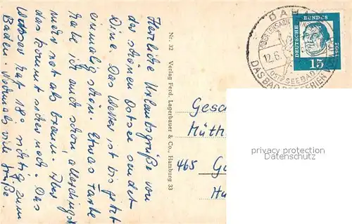 AK / Ansichtskarte Dahme_Ostseebad Haus Seeblick Leuchtfeuer Dahmeshoeved Dahme_Ostseebad