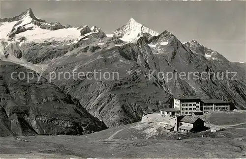 AK / Ansichtskarte Zermatt_VS Hotel Riffelberg Zinal Rothorn  Zermatt_VS