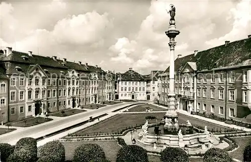 AK / Ansichtskarte Eichstaett_Oberbayern Residenzplatz Mariensaeule Eichstaett_Oberbayern