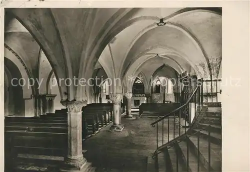 AK / Ansichtskarte Brandenburg_Havel Krypta Gewoelbe Kapitelle Brandenburg Havel