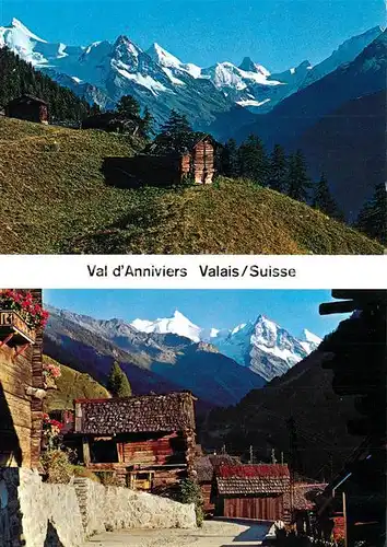 AK / Ansichtskarte Val_d_Anniviers Les Moyes et Ayer Val_d_Anniviers
