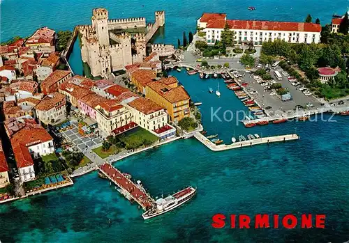 AK / Ansichtskarte Sirmione Fliegeraufnahme Sirmione