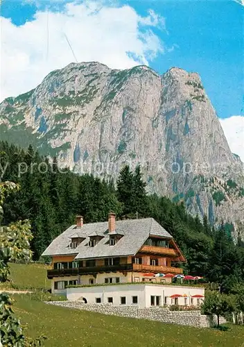 AK / Ansichtskarte Grundlsee_Steiermark Gaestehaus Backenstein Grundlsee_Steiermark