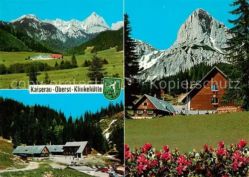AK / Ansichtskarte Kaiserau_Admont Oberst Klinkehuette  Kaiserau Admont