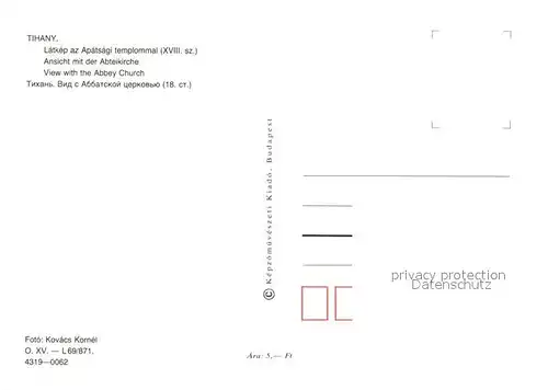 AK / Ansichtskarte Tihany Abteikirche Tihany