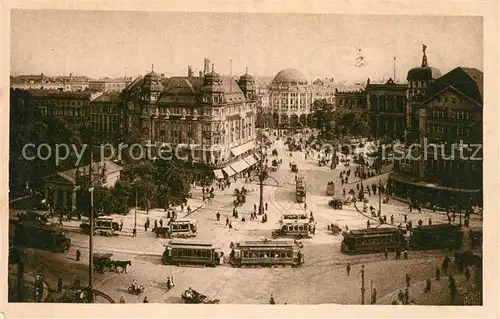 AK / Ansichtskarte Strassenbahn Berlin Potsdamer Platz Strassenbahn