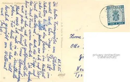 AK / Ansichtskarte Boote Goeteborg Fiskhamnen Boote