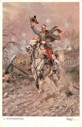 AK / Ansichtskarte Kuenstlerkarte L. Wintorowski Sieg  Kuenstlerkarte