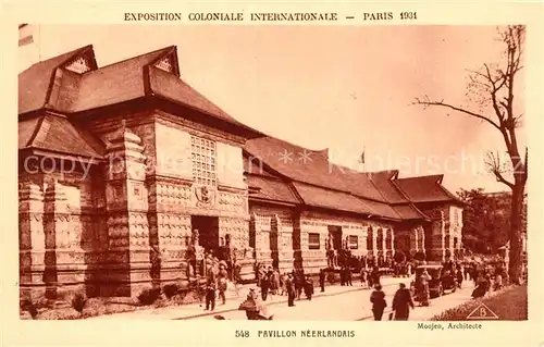 AK / Ansichtskarte Exposition_Coloniale_Internationale_Paris_1931 Pavillon Neerlandais Exposition_Coloniale