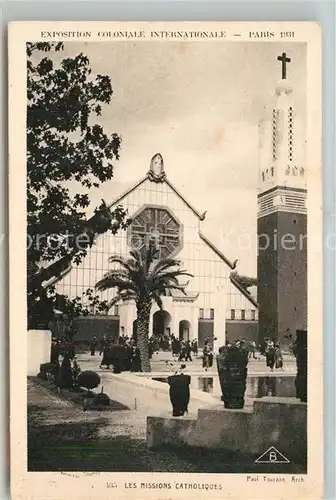AK / Ansichtskarte Exposition_Coloniale_Internationale_Paris_1931 Missions Catholiques  Exposition_Coloniale