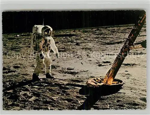 AK / Ansichtskarte Astronaut Edwin Aldrin 21. Juli 1969  Astronaut
