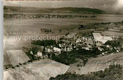 AK / Ansichtskarte Insel_Reichenau Kloster Fliegeraufnahme Insel Reichenau