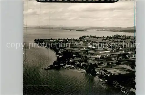 AK / Ansichtskarte Insel_Reichenau Fliegeraufnahme Insel Reichenau