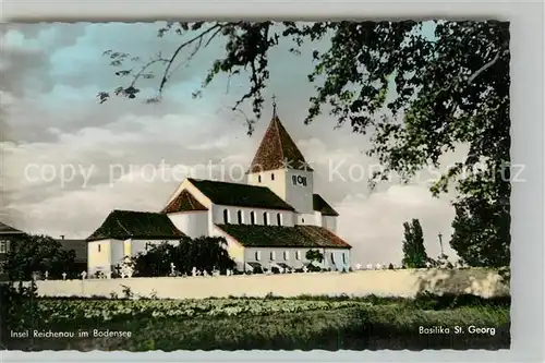 AK / Ansichtskarte Insel_Reichenau Basilika St Georg Insel Reichenau