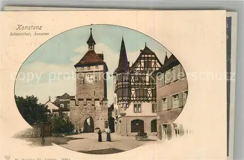 AK / Ansichtskarte Konstanz_Bodensee Schnetztor Konstanz_Bodensee