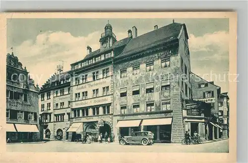 AK / Ansichtskarte Konstanz_Bodensee Obermarkt mit Haus zum hohen Hafen und Hotel Barbarossa Historisches Gebaeude Konstanz_Bodensee