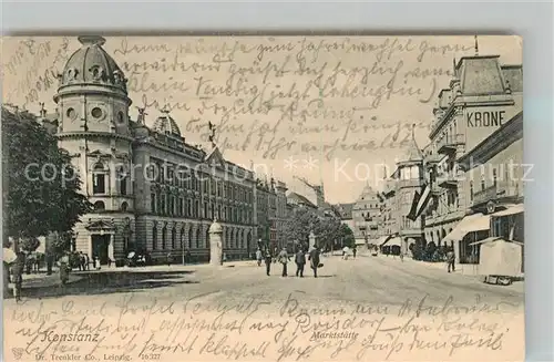 AK / Ansichtskarte Konstanz_Bodensee Marktstaette Konstanz_Bodensee